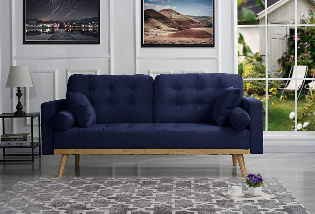 Why Contemporary Blue Velvet Sofa Is Actually Good for Your Living Room