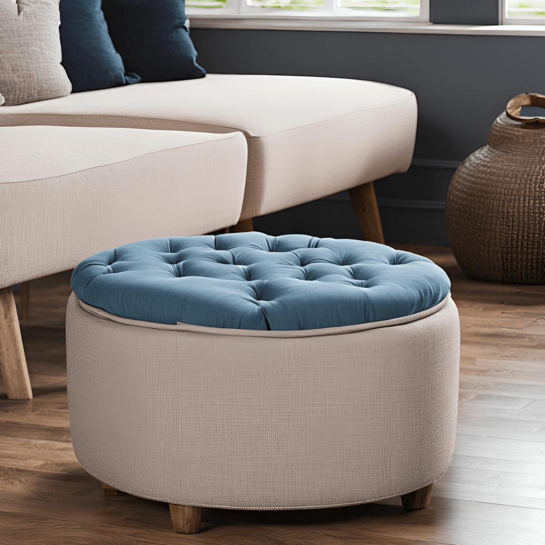 How to Clean a Fabric Ottoman