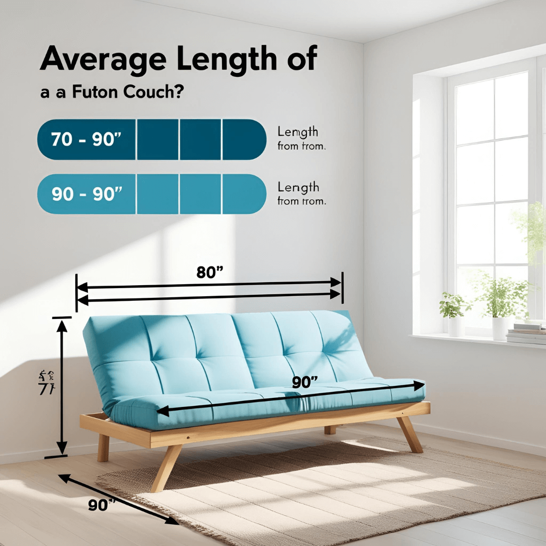 What's The Average Length of a Futon Couch